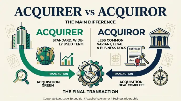 Acquirer vs Acquiror: The Main Difference