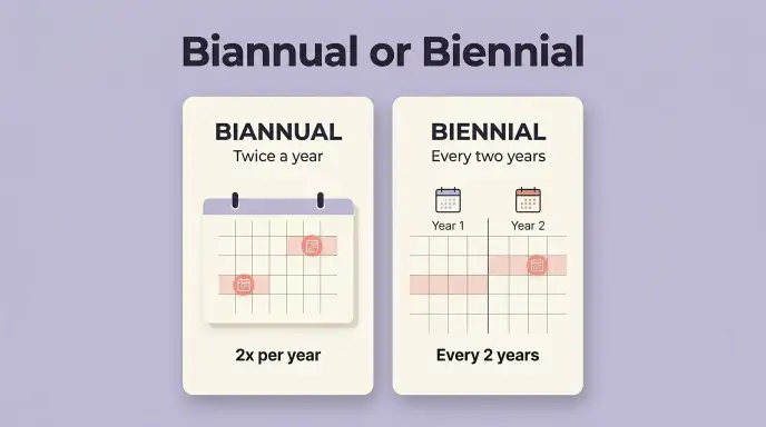 Biannual or Biennial