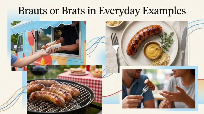 Brauts or Brats in Everyday Examples