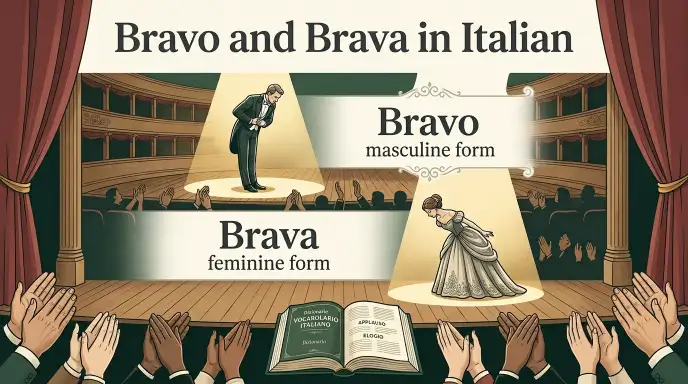 Bravo and Brava in Italian