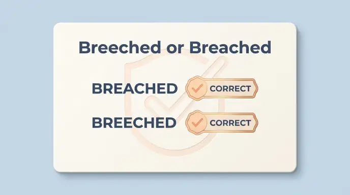 Breeched or Breached