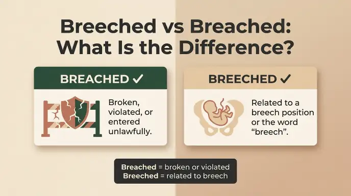 Breeched vs Breached: What Is the Difference?