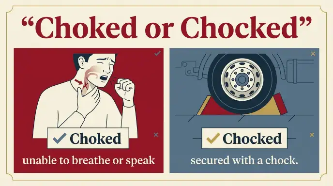 Choked or Chocked