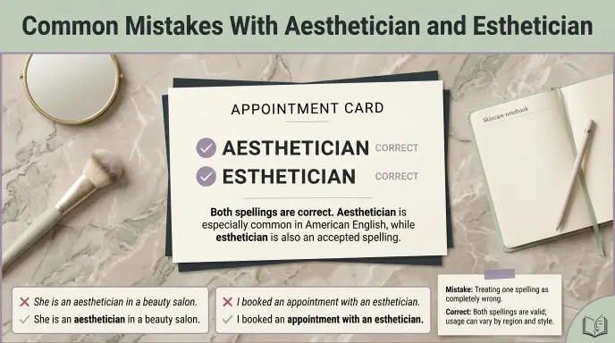 Common Mistakes With Aesthetician and Esthetician
