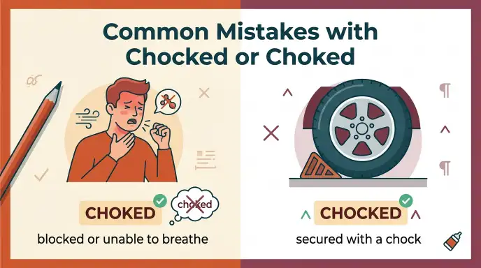 Common Mistakes with Chocked or Choked