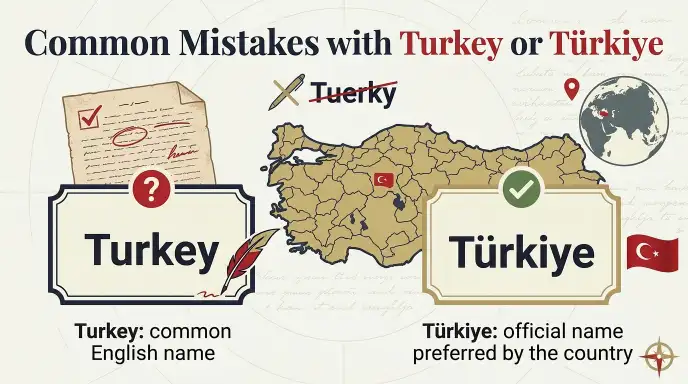 Common Mistakes with Turkey or Türkiye