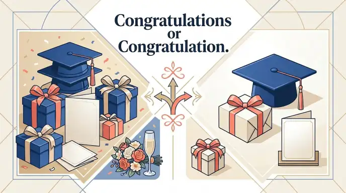 Congratulations or Congratulation