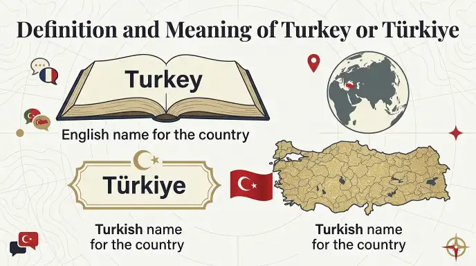 Definition and Meaning of Turkey or Türkiye