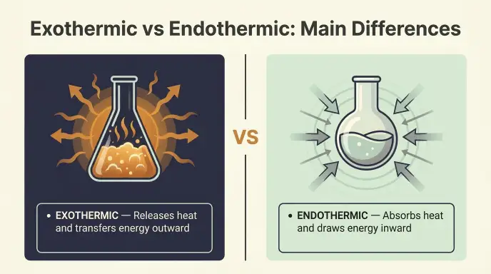 Exothermic vs Endothermic: Main Differences