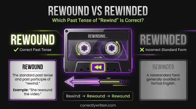 Rewound vs Rewinded