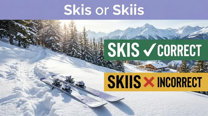 Skis or Skiis