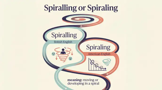 Spiralling or Spiraling