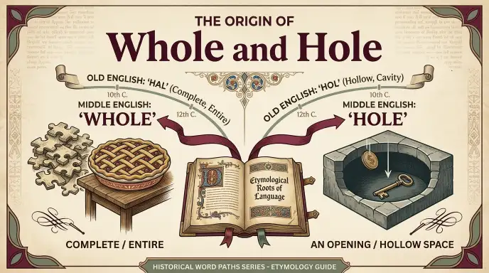 The Origin of Whole and Hole