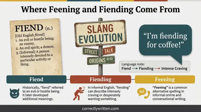 Where Feening and Fiending Come From