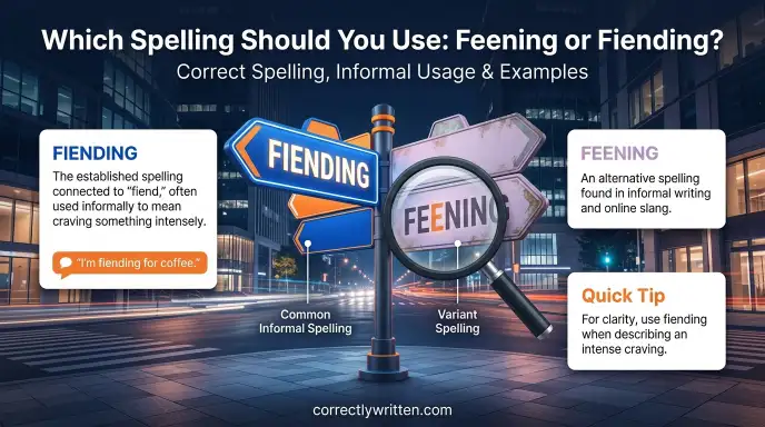 Which Spelling Should You Use: Feening or Fiending?