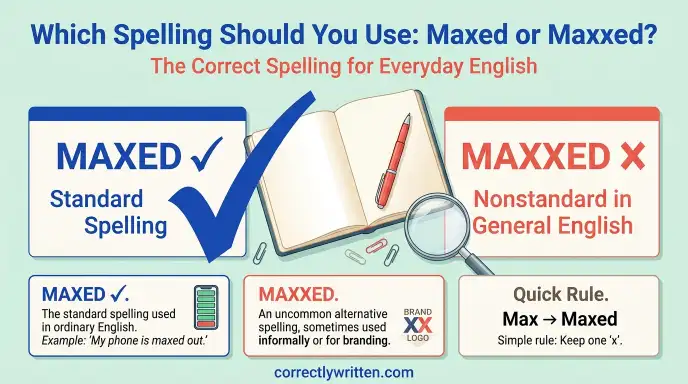 Which Spelling Should You Use: Maxed or Maxxed?