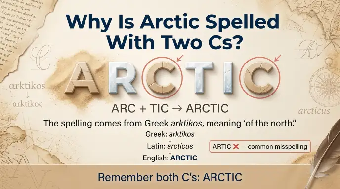 Why Is Arctic Spelled With Two Cs?