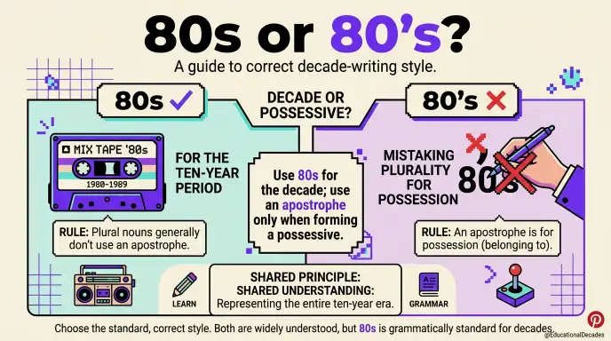 80s or 80's
