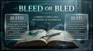Bleed or Bled