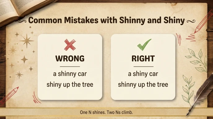 Common Mistakes with Shinny and Shiny
