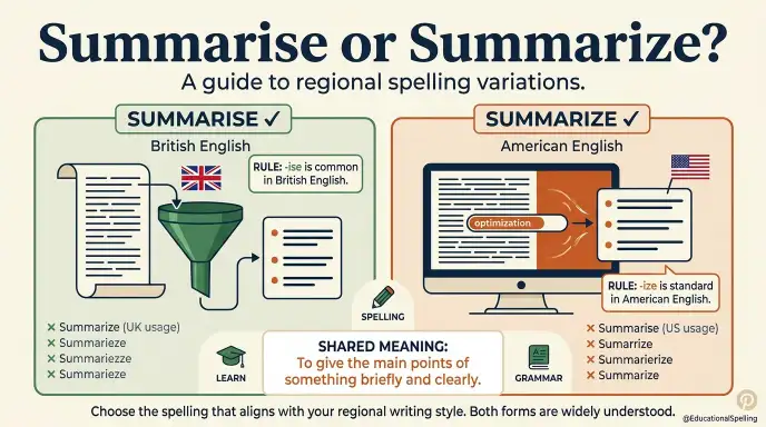 Common Mistakes with Summarise and Summarize