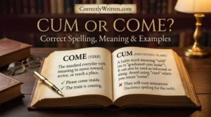 Cum or Come