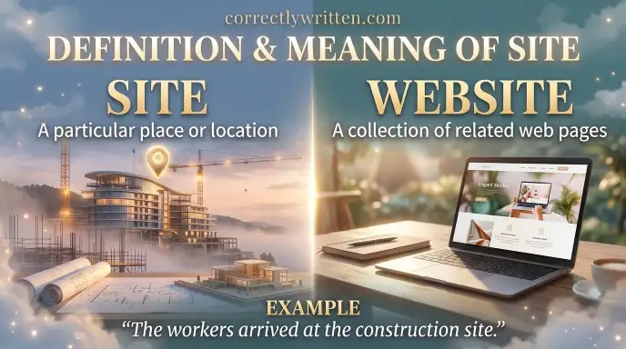 Definition and Meaning of Site
