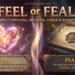 Feel or Feal