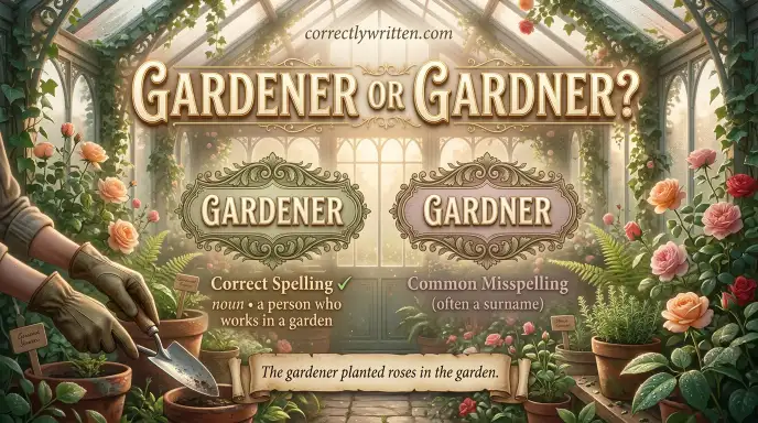 Gardener or Gardner