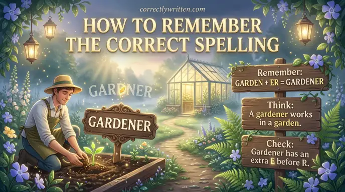 How to Remember the Correct Spelling