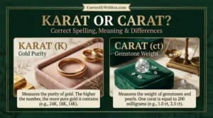Karat or Carat