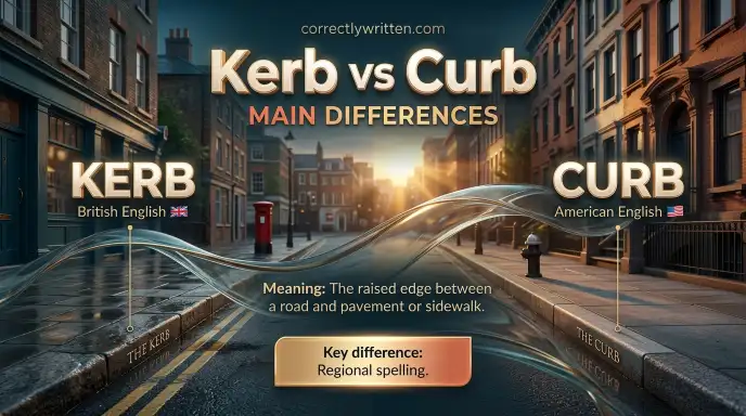 Kerb vs Curb: Main Differences