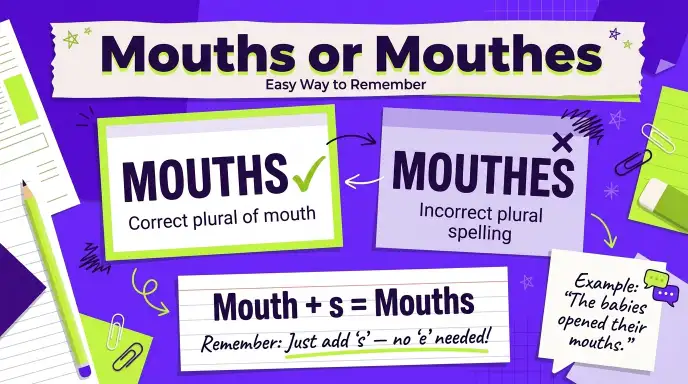 Mouths or Mouthes