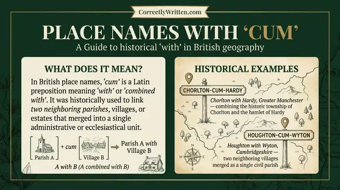 Place Names With Cum