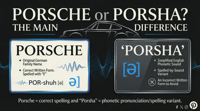 Porsche or Porsha: The Main Difference