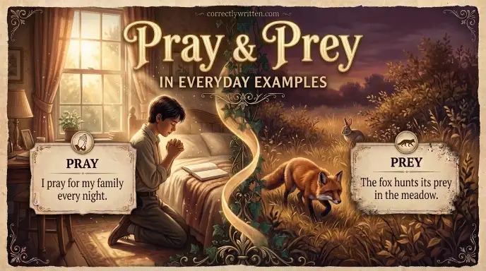 Pray and Prey in Everyday Examples
