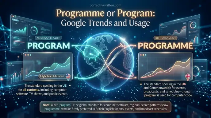 Programme or Program: Google Trends and Usage