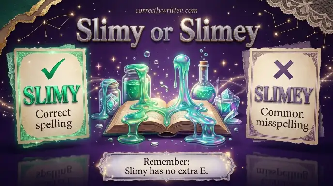 Slimy or Slimey