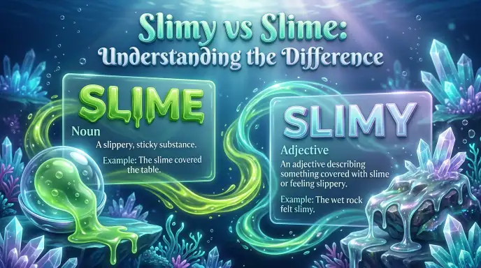Slimy vs Slime: Understanding the Difference