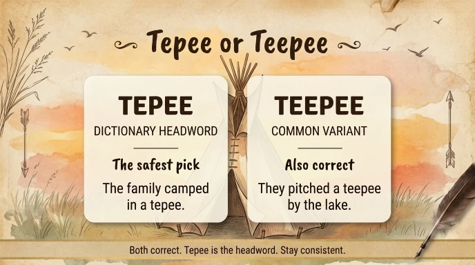Tepee or Teepee