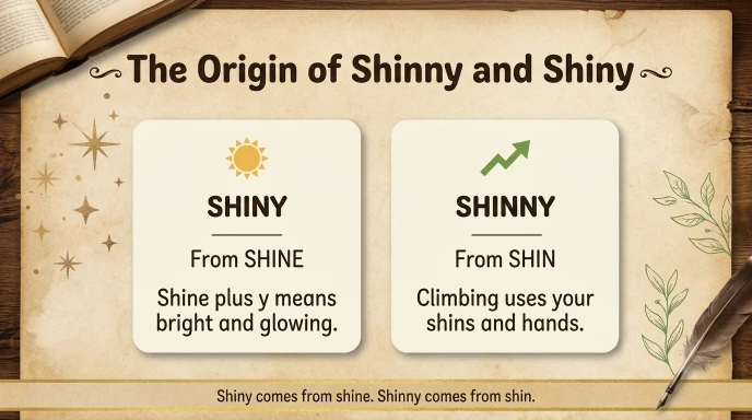 The Origin of Shinny and Shiny