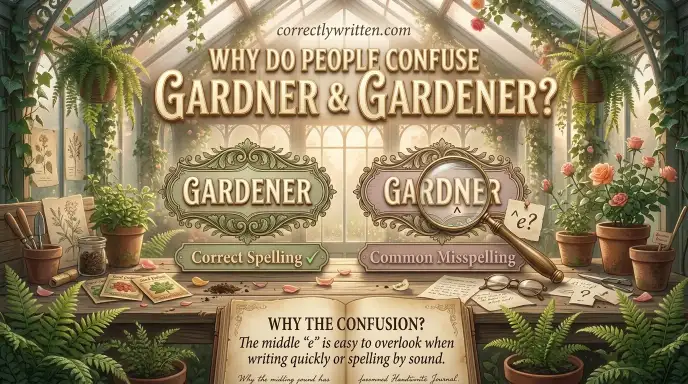 Why Do People Confuse Gardner and Gardener?