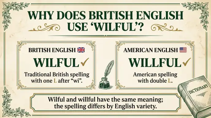 Why Does British English Use “Wilful”?