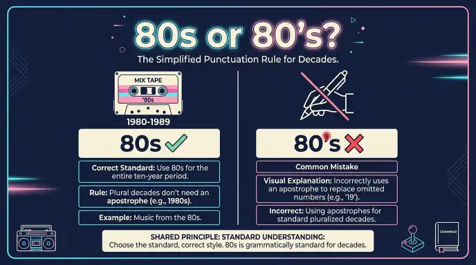 Why Is 80's Usually Incorrect?